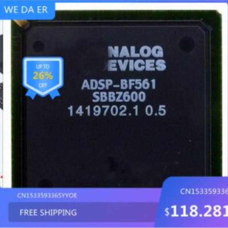 

New ADSP-BF561SBBZ600 ADSP-BF561SBB600 ADSP-BF561 297-BGA