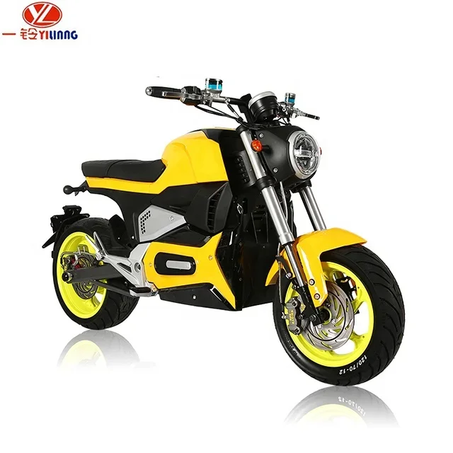 Luyuan MotorcycleWholesale Fast 2000W 3000w Electric Motorcycle for Adults Max Racing Chopper Motor Acid Frame Power Battery Eng