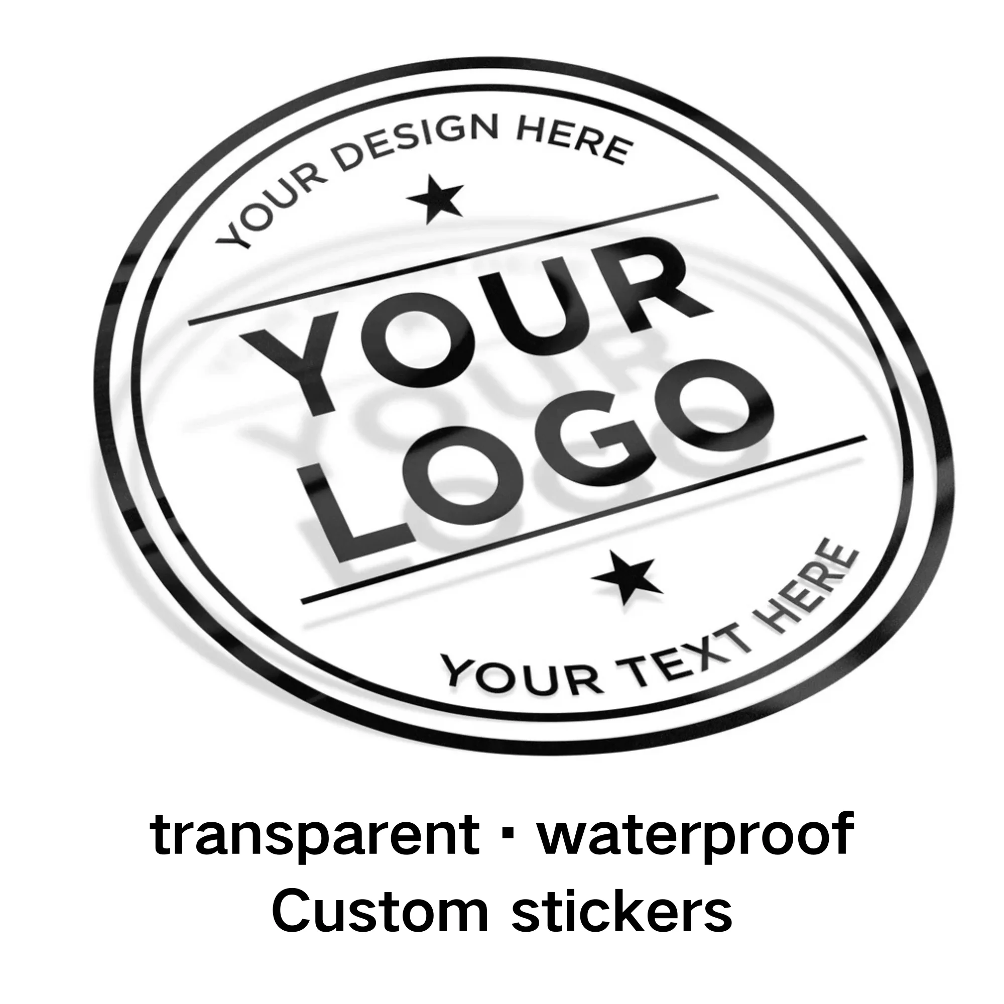 Autocollants personnalisés Étiquettes de logo personnalisées transparentes Autocollants personnalisés ronds imperméables pour emballage cadeau de logo d'entreprise de mariage