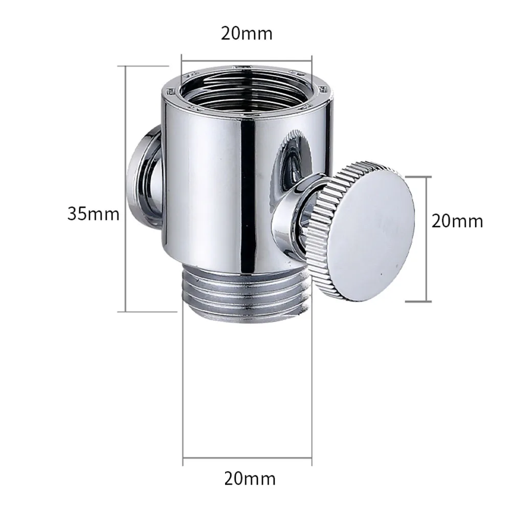 Efficient Water Control Adjustable Shower Head Bidet Sprayer Valve Long-lasting Shut-off Function Versatile Usage