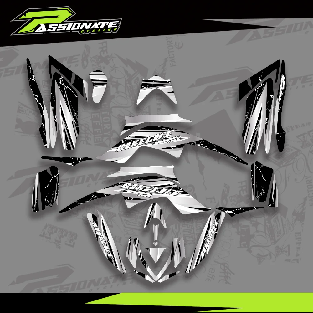 

For Yamaha 2013-2023 Raptor 700 YFM 700 ATV Motorcycle Fairing Graphics Background Decals Sticker Customize 2022 2021 2020 2019