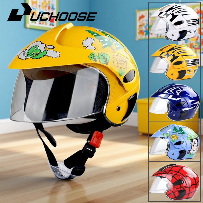 

Children's helmet For Kids 3~9 years old child Motocross Motorcycle Motor Helmet Comfortable Motos Protective Safety Helmets