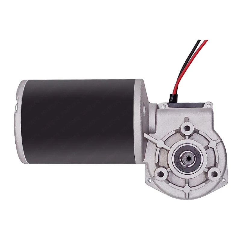 High Torque 12V 24V  Low Speed Worm Gear Permanent Magnet DC Motor For Auto Machine