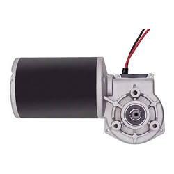 76mm 120W 100W High Torque 12V 24V 36V 48V Low Speed Worm Gear Permanent Magnet Sliding Garage Door Gate DC Motor