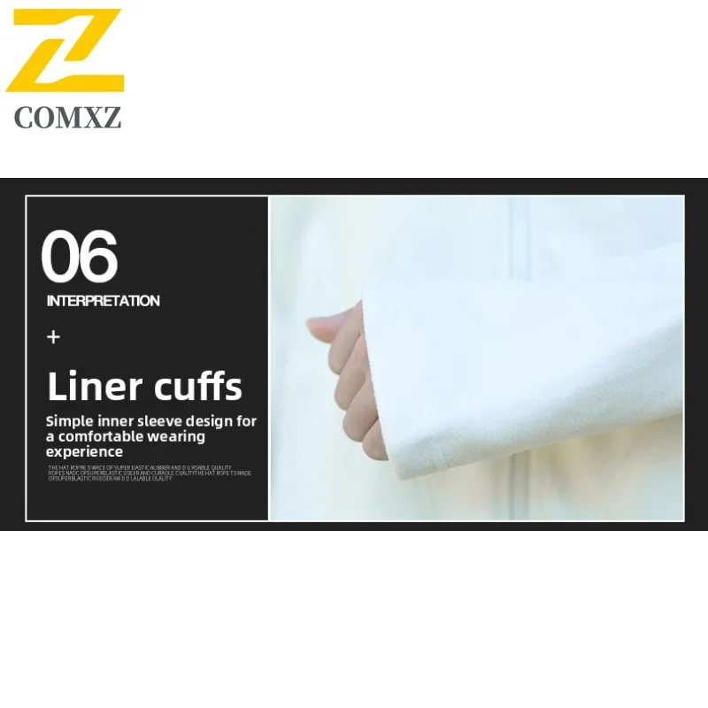 COMXZ Mens Thickened Jacket Snow Skiing Windproof Warm Parka High-quality Hooded Lightweight Cold Resistant Winter Outerwear #6