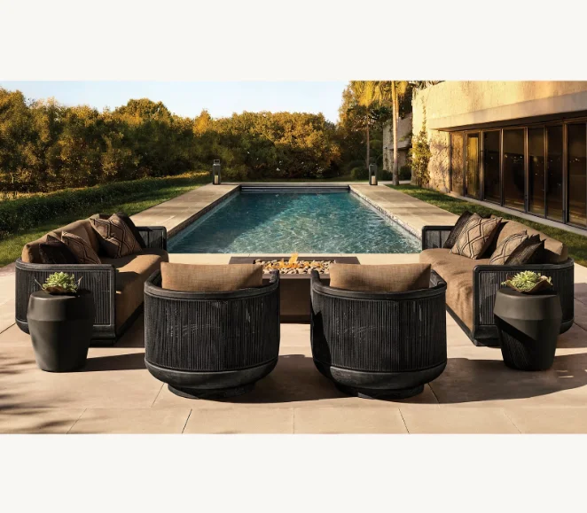 #Luxury Color Teak Outdoor Furniture Patio Furniture Garden Teak Sofas Sets