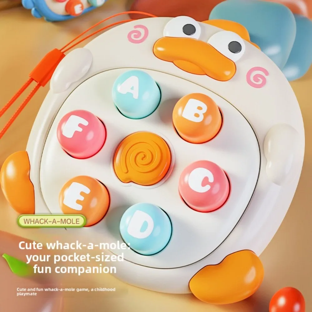 

Adorable Duck Shape Press and Pop Sensory Fidget Toy for Kids Stress Relief and Parent Child Interactive Learning Fun Game