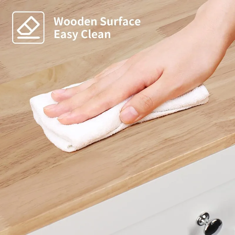 خزانة قمامة قابلة للإمالة، جزيرة مطبخ لباب الحظيرة على الطراز العتيق مع سطح من الخشب الصلب ودرج، سلة مهملات مقاومة للحيوانات الأليفة، #6