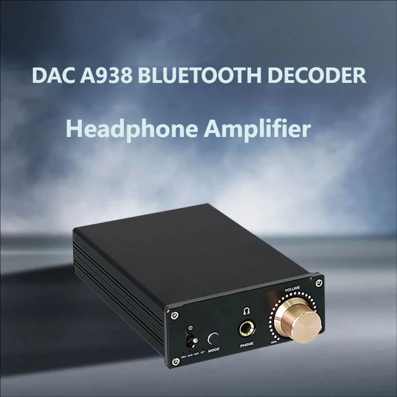 YJCO A938 DAC Hifi Headphone Amplifier Bluetooth Decoder BT Chip QCC5125 Home Stereo Speaker Audio Amp view 2
