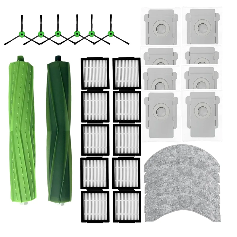 

A21F-For Irobot Roomba Combo 10 Max Robot Vacuum Main Side Brush Mop Filter Dust Bag Ultra Durable Accessories