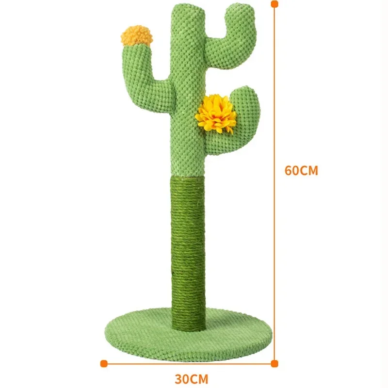 Cactus Cat Scratching Post Detachable Cat Scratcher Sisal Pet Climbing for Cats Funny Kitten Scratching Tree Pet Cat Accessories