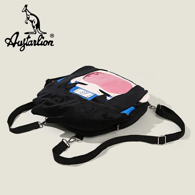 Ninja Wind Uchiba Sasuke Borsa per il dolore Big Mouth attorno allo zaino portaoggetti per bambole
