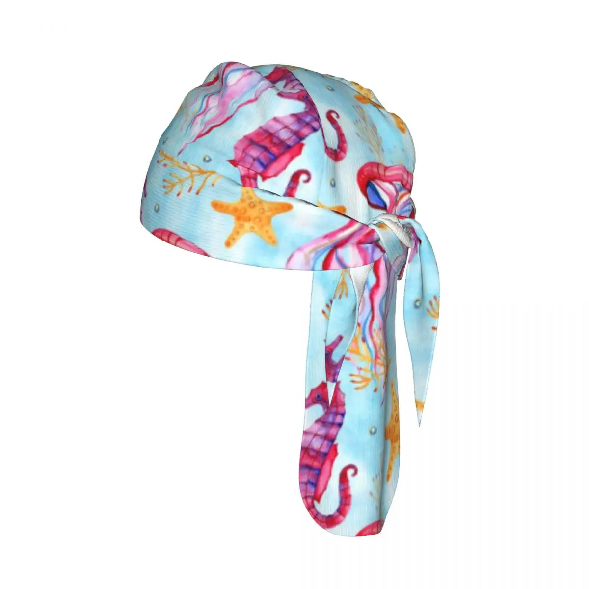

Quick-drying Cycling Cap Breathable Wicking Bandana Tropical Aquarium Exotic Fish Outdoor Running Hiking Bicycle Headwear