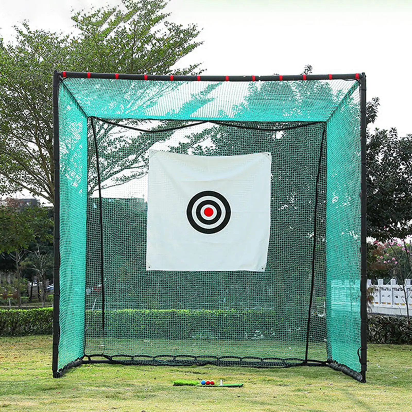 

Golf Chipping Net, Golfing Target Net, Easy Setup Golf Net, Golf Hitting Net System for Backyard Outdoor Golf Accessories