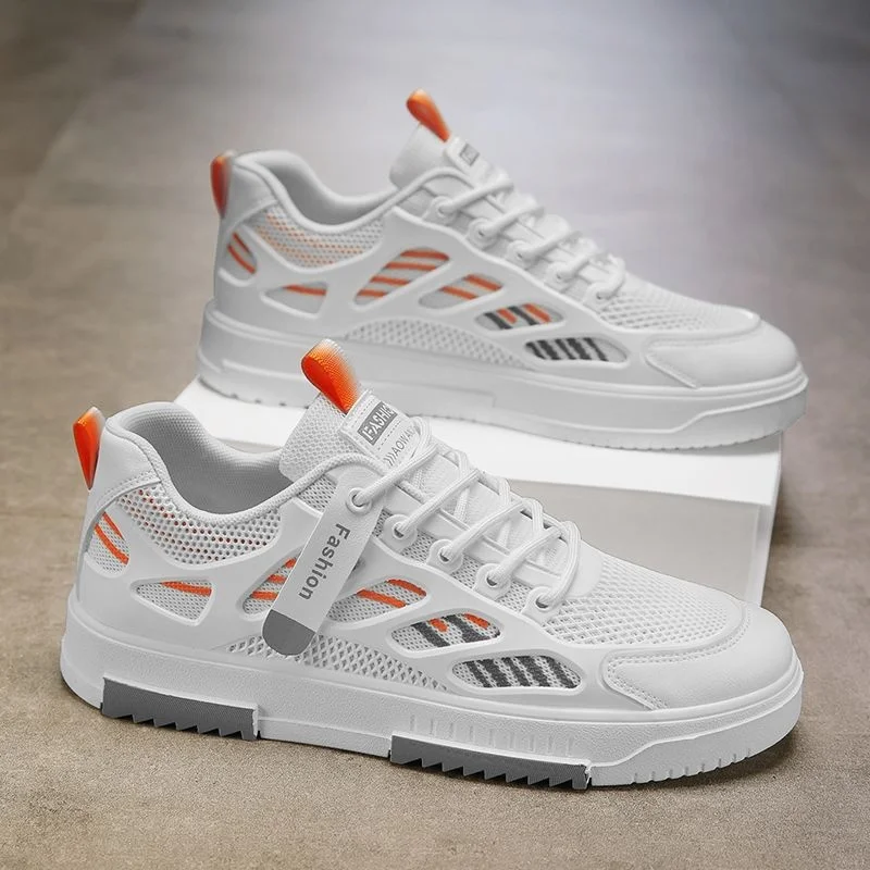 Men's Summer Fashionable Breathable Mesh Shoes Outdoor Sports Comfortable Lightweight Casual Men's Footwear