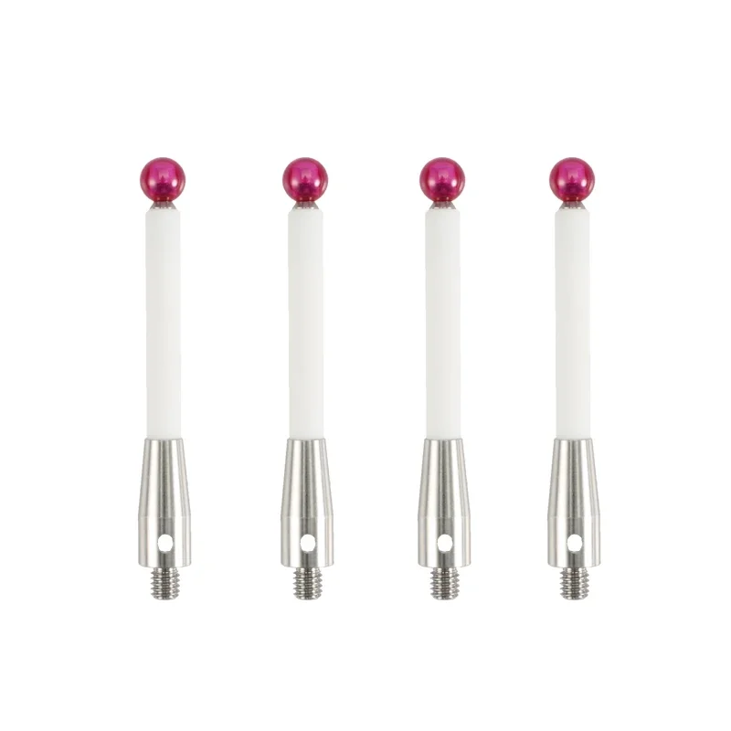 CMM Touch Probe Stylus 6mm Diameter Ru By Ball Stem Ceramic Rod M4 CMM A-5000-3709 For Renishaw Detection Equipment 1PC
