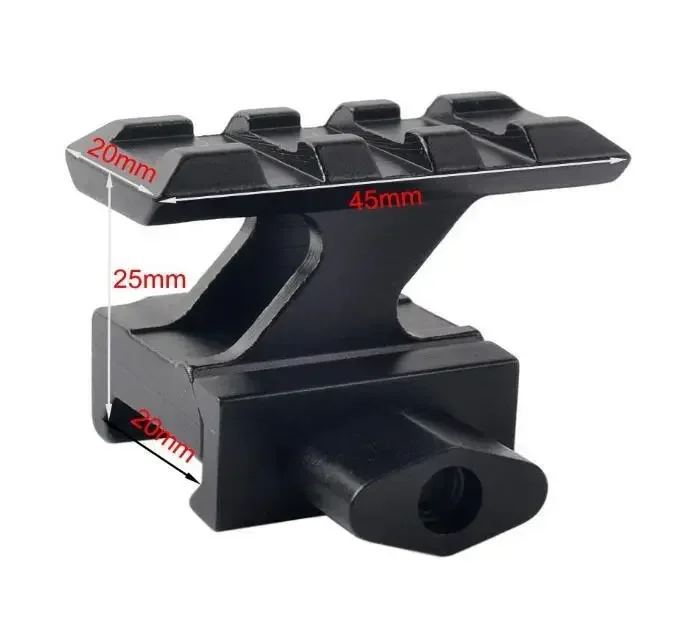 QD Scope Riser Mount Adapter 3-5-Slot High Profile Red Dot Sight Base Mount Hunting Gun Accessories