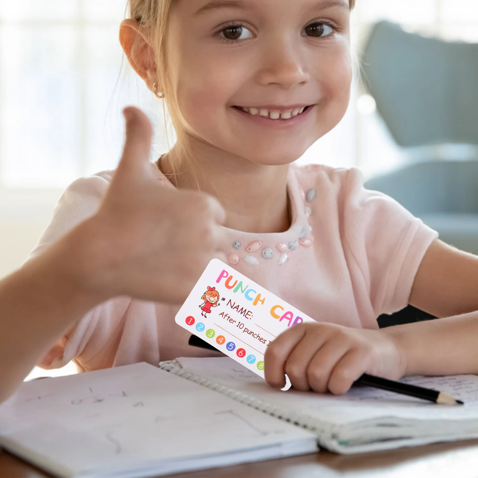 

150 Pcs Multipurpose Reward Card Primary School Cards Punch for Paper Glitter Cartoon Encouraging