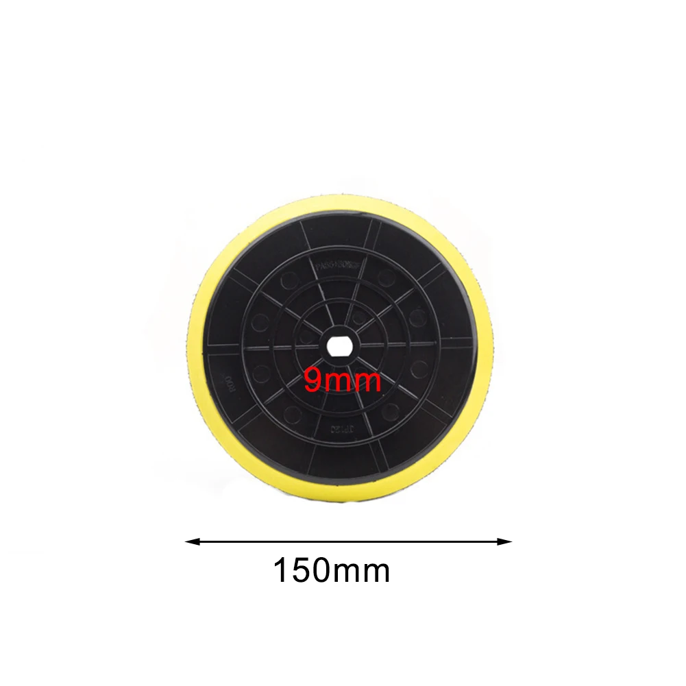 6-Inch Diameter Backing Pads for Cordless Buffer Polishers 2-Pack Providing Reliable Attachment and Polishing Efficiency