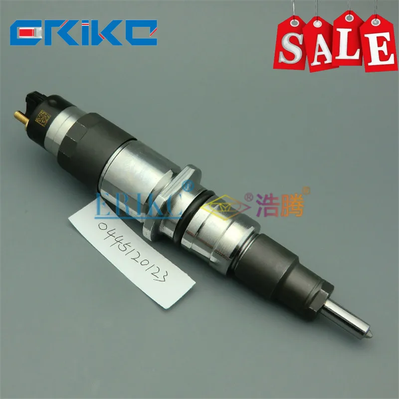 ERIKC 0445120123 Common Rail Nozzle Injector 0445 120 123 Injector Assy 00986AD1048 for Bosch CUMMINS 4937065 MAN 51101006014