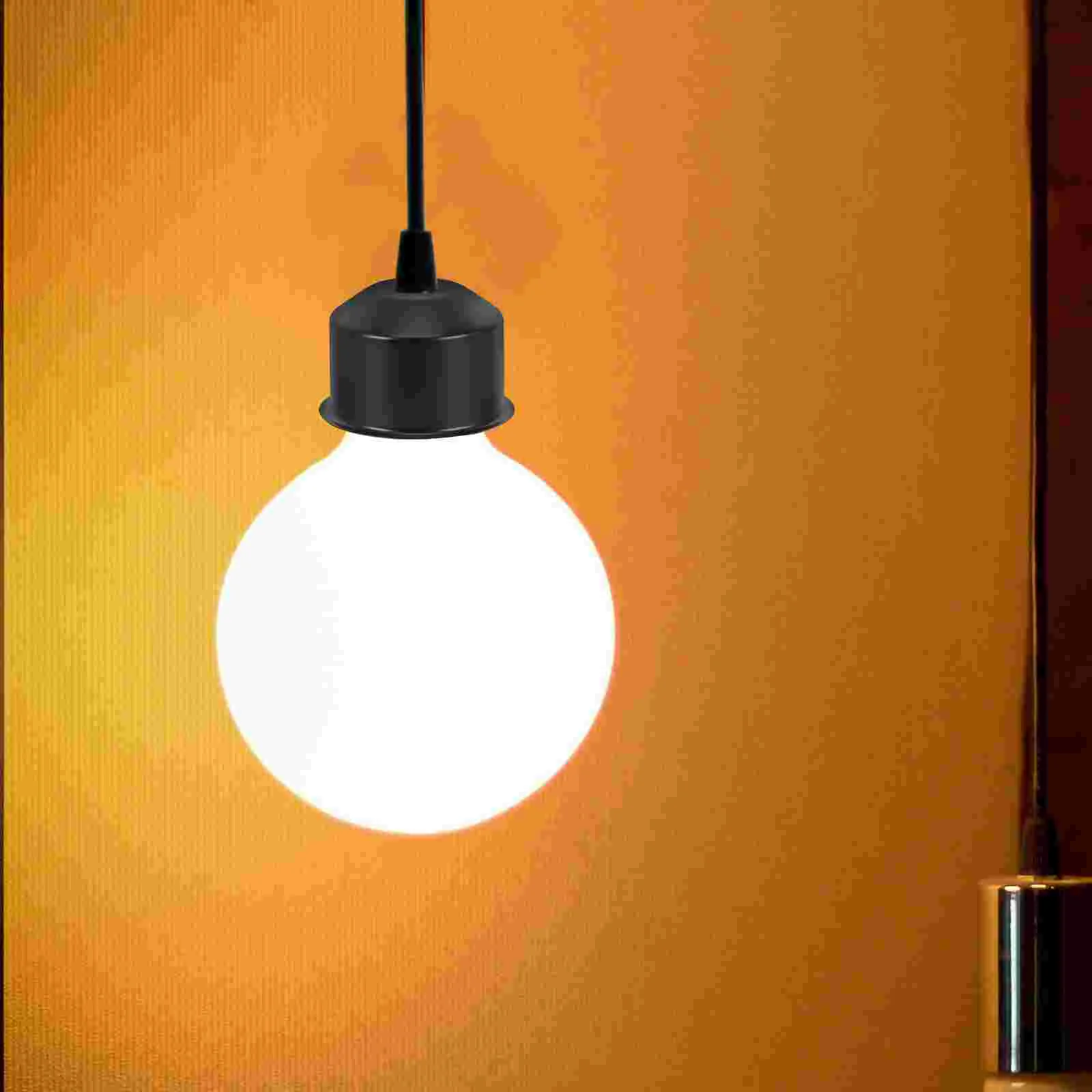 Modern Finials E27 Lamp Cup Table Holder Wrought Iron Pointed Ceiling Reverse Side Metal Half Package Shell Lighting Shades