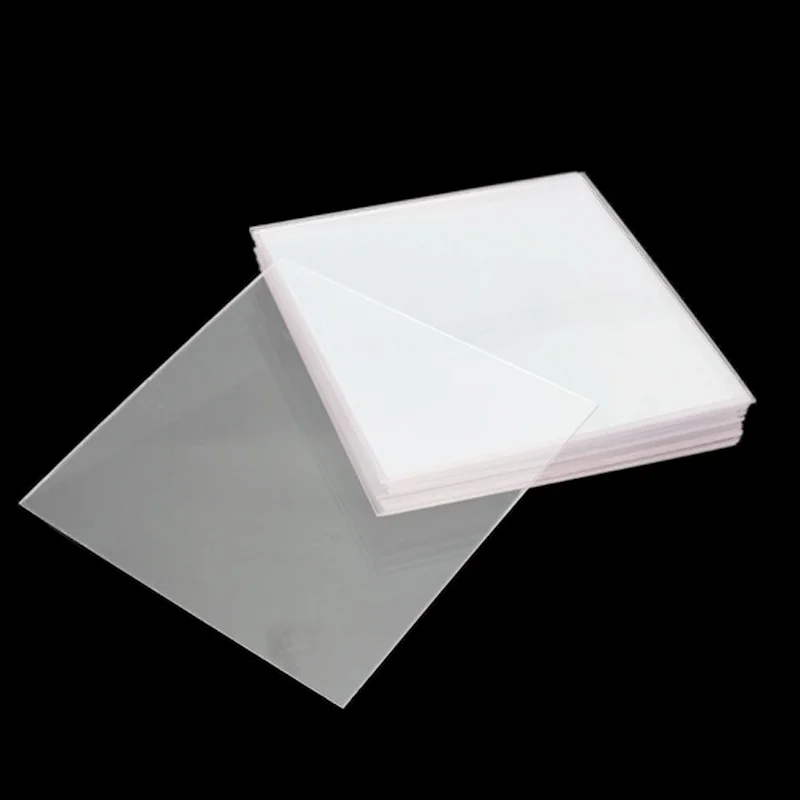 Dental Splint Thermoforming Material Sheet 1/1.5/2mm 127*127mm Oral Dentistry Model Mold Slice For Vacuum Forming Hard