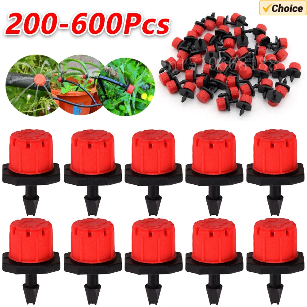 

600-100PCS Irrigation Drippers Sprinklers Garden Watering Sprinkler Head Flow Head Garden Watering Irrigation System