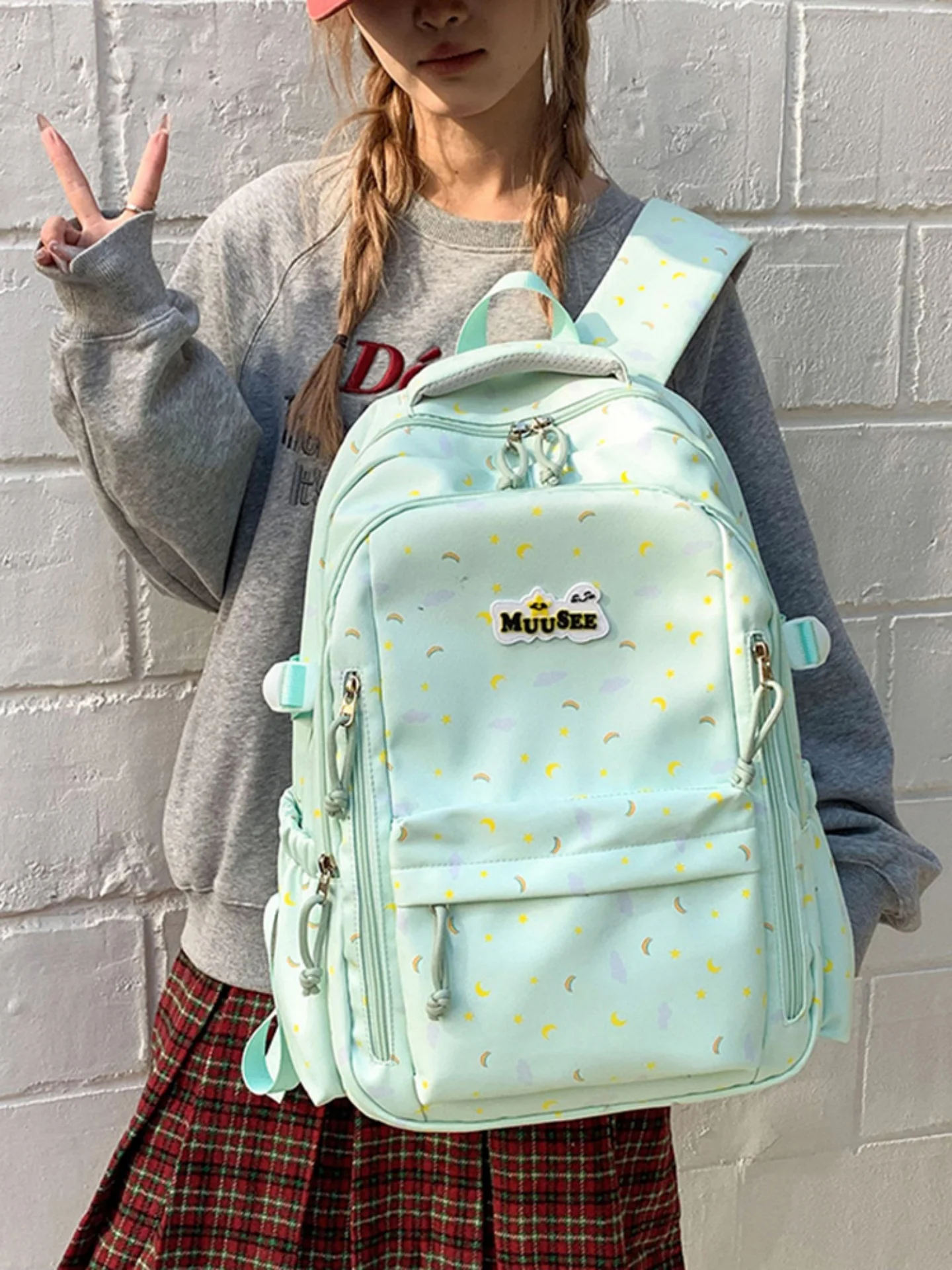 

MuuSee Large Capaci Lightweight Women's Bapa Cuter Friendly High Aesthetic Value Japanese Sle Ins Small Bag