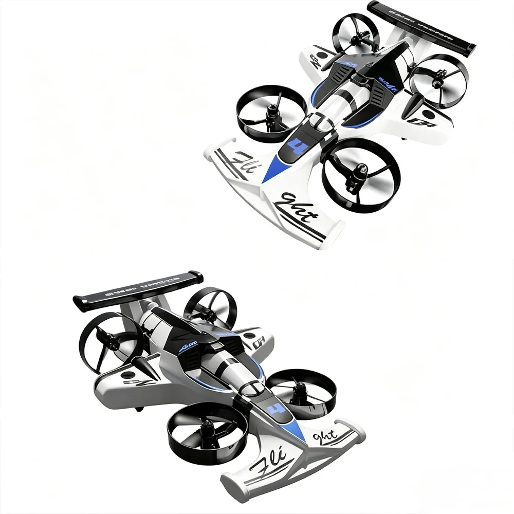RC Stunt Drifting Flying Car, Dual Mode Land Air Remote Control Quadcopter, 2-in-1 Flying Vehicle Toy, Boys Birthday Present