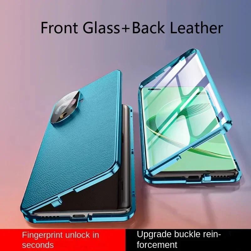 Phone Case For Huawei nova 12s 12i 13 11 9 se 8 Y72 Y91 pura 70 mate 30 40 60 pro Tempered Glass Cover Protection Leather cases