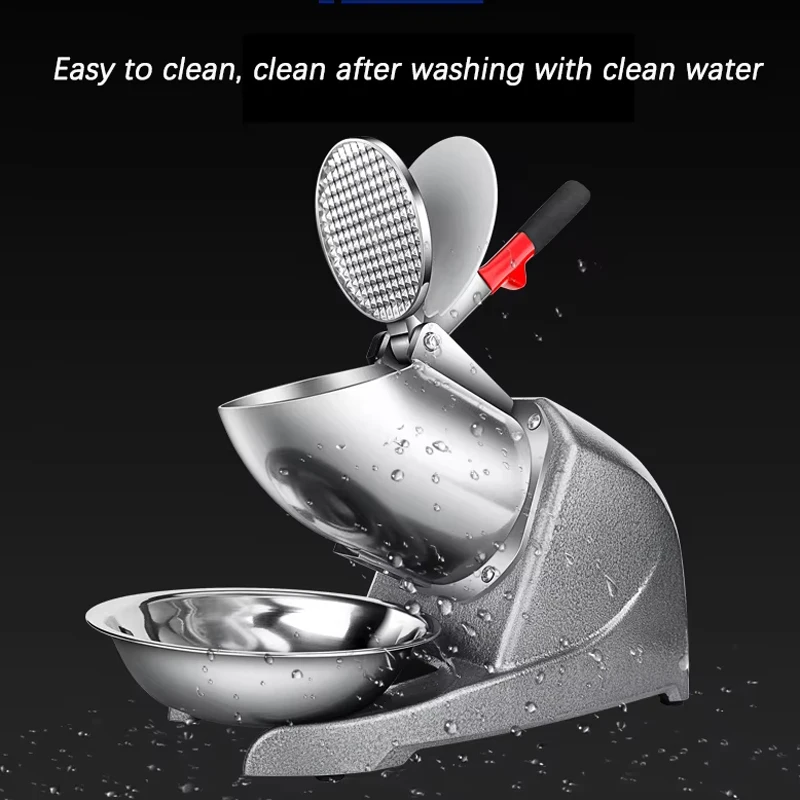 

300W Stainless Steel Mini Ice Smashing Electric Ice Crushers & Shavers Snow Cone Machine For Home