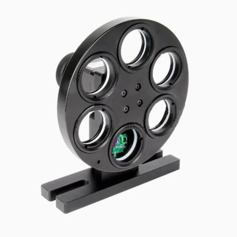 25mm/25.4mm mounted optical lens bracket 23mm transparent aperture 6-position electric filter wheel (BHOMF05)
