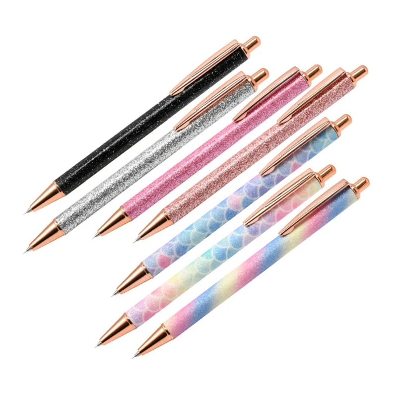 Glitter Weeding Pen Pin Pen Fine Point Weeding Tool for Vinyl Air Release Pen for Easy-Craft Vinyl Project Retractable