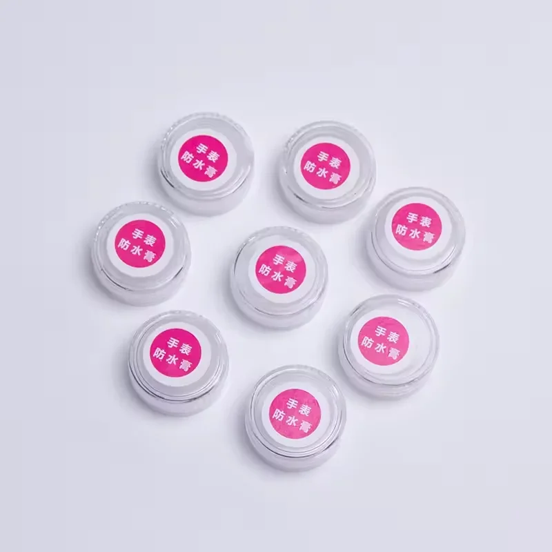 New 2pcs Watch Grease Automatic Adhesion Waterproof Oil Silicone Grease Cream Box O-Ring Seal Lubricant Professional Repair Tool