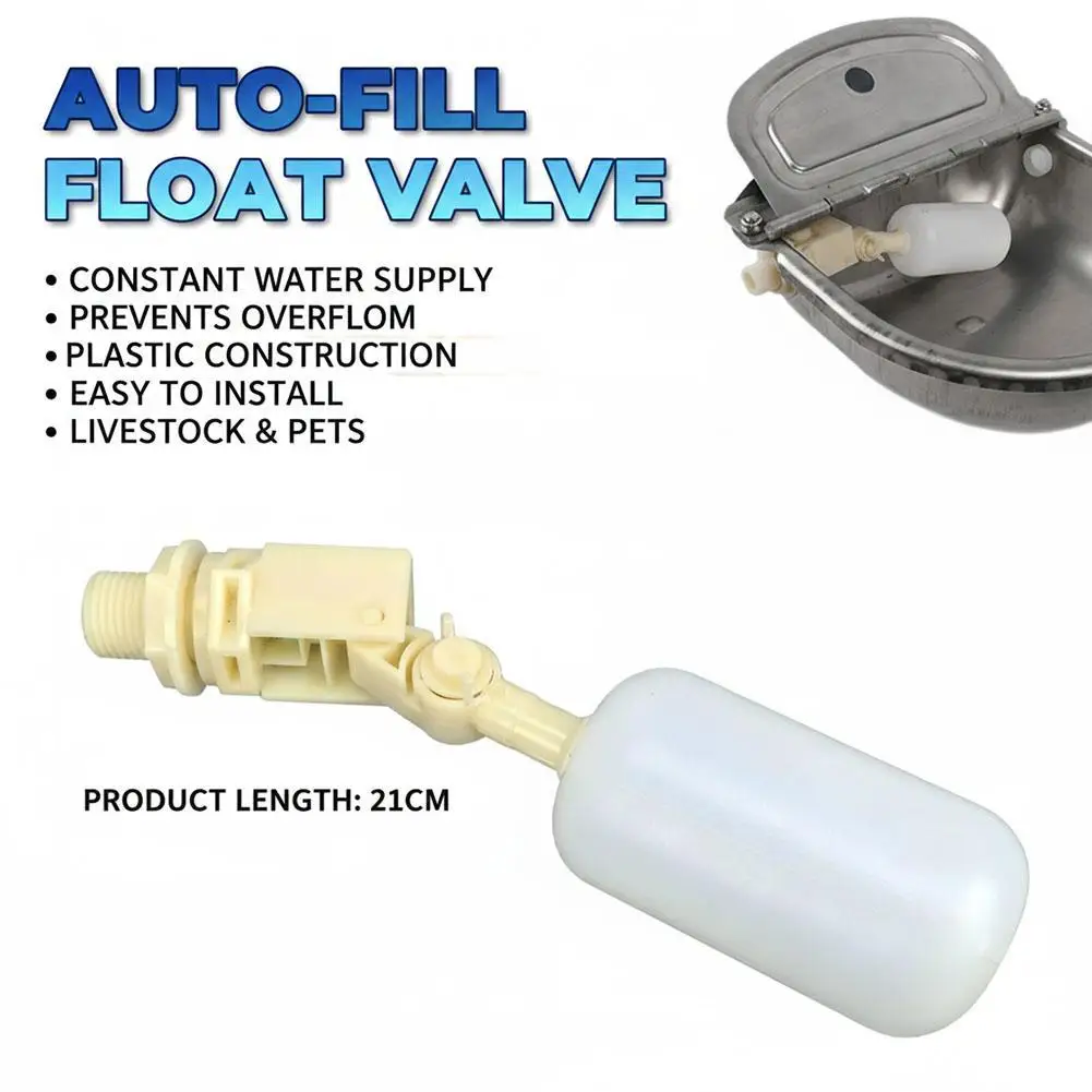 2026 New Cattle Water Float Valve For Automatic Water Bowl Fish Tank Aquarium Water Humidifier Valve Farm Livestock Supplies