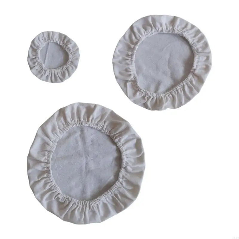 2025 6 Yeniden Kullanılabilir Esnek Pamuk Kasesi Yeni Paketi Ahitsiz ve Nefes Alabilen Kapaklar 5.5 8 inç ölçen kaseler için