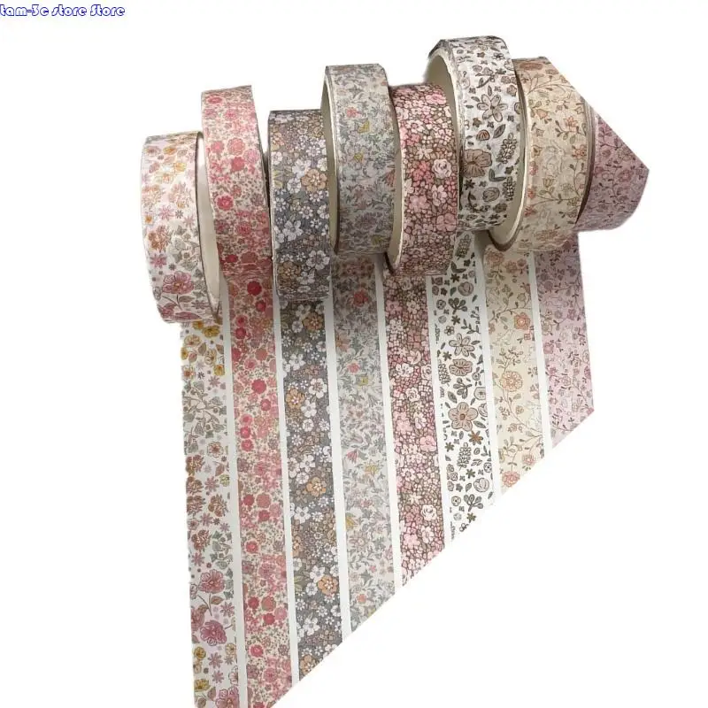 D0UA 8pieces scrapbooking الشريط الزخرفي الشريط التجمي