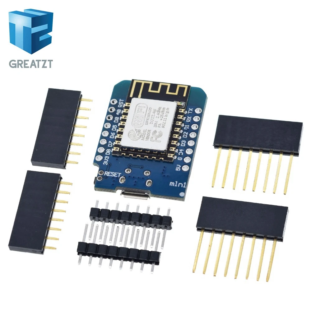 Esp8266 D1 Mini Pro Wifi Development Board Nodeu Ws2812 Rgb Dht11 Dht22 Am2302 Relay Ds18b20 Bmp180 Motor For Wemos Diy Kit