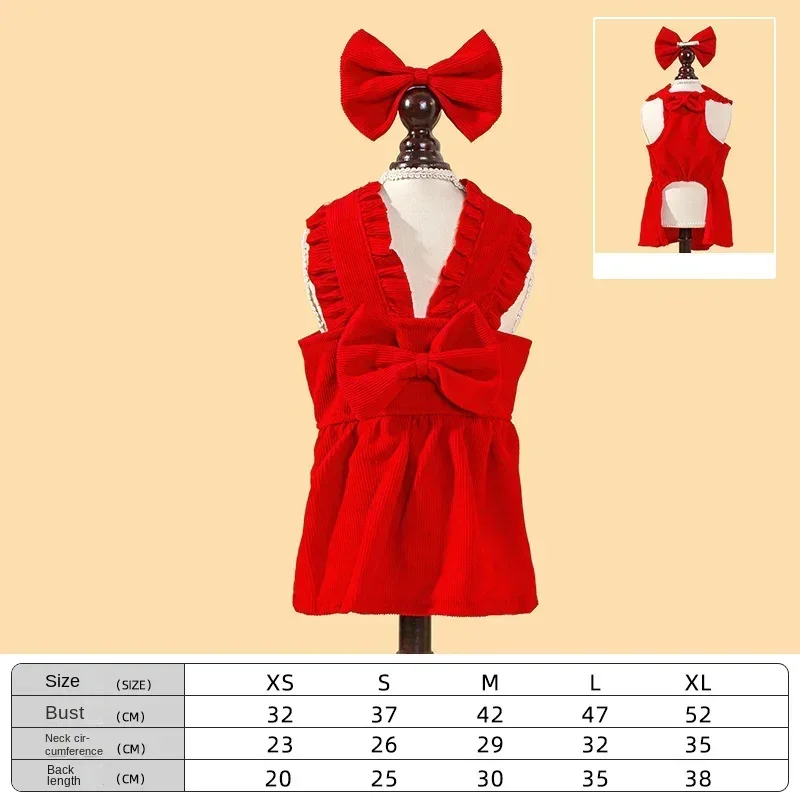 Dog Christmas Clothes  Wedding Mini Dress Bridesmaid  Girl Baby   Luxury  Designer    