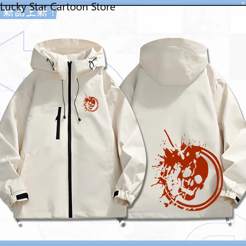 هالوين تأثيري أنيمي Danganronpa: الزناد سعيد الخراب زي معطف سترة الخريف الشتاء عارضة بارد للجنسين سترة واقية
