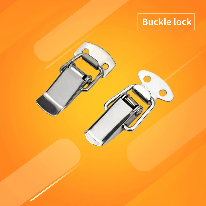 Stainless Steel Case Buckles Aviation Case Buckles Tool Case Buckles Bag Padlock Buckles Lock Spring Duck-Bill Buckles