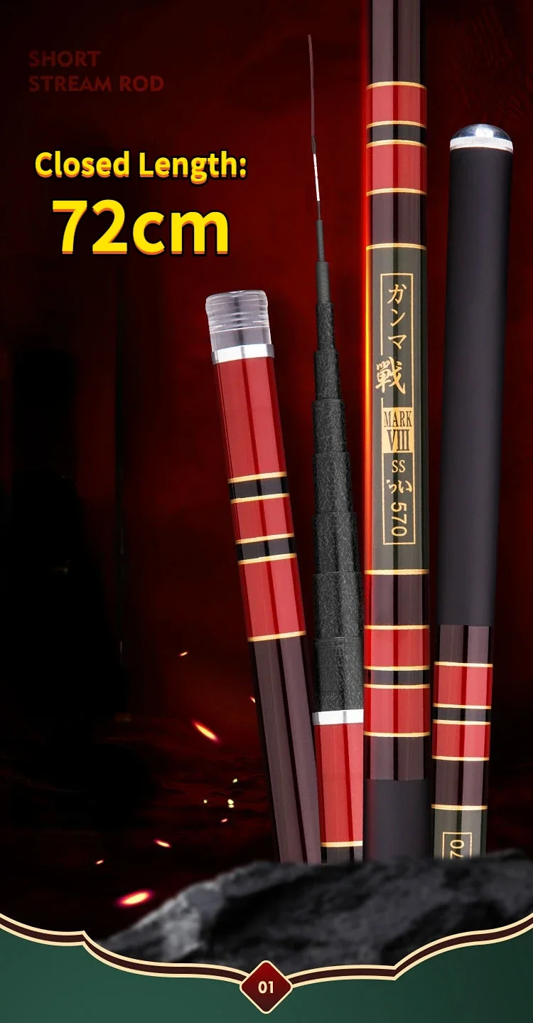 Super Hard Angelrute Ultraleicht Hohe Carbon Angeln Cane Olta Pesca Taiwan Angelrute 28 Ton Angeln Getriebe 27m 3,9 m 7,2 m – Detail 2