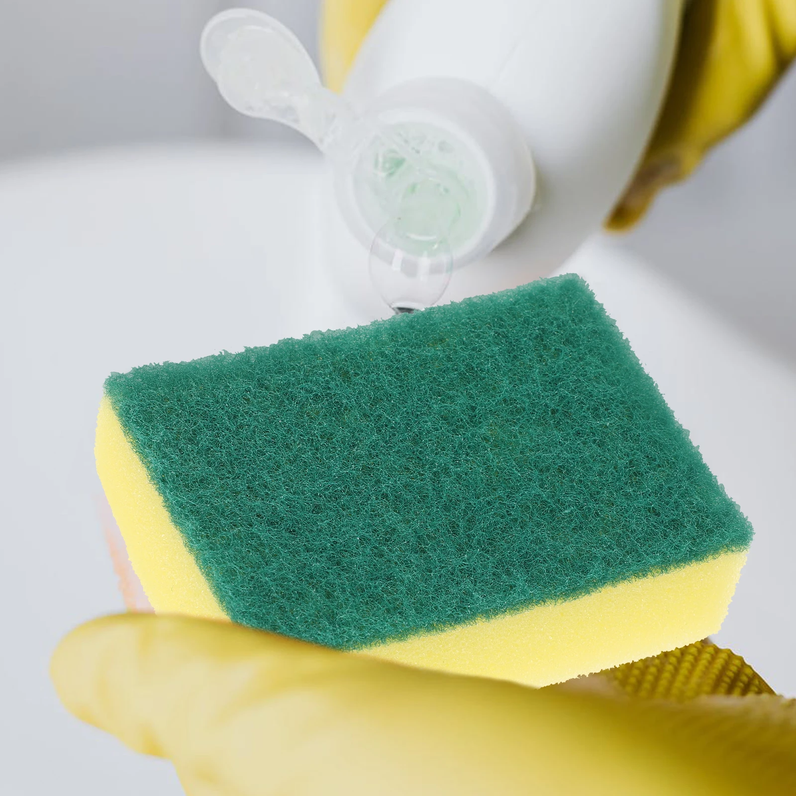 

24pcs Dishwashing Sponge Durable Reusable Kitchen Cleaning Scrubbers For Cleaning Dishes Tools Sponges Wipes Tub Scrubbers