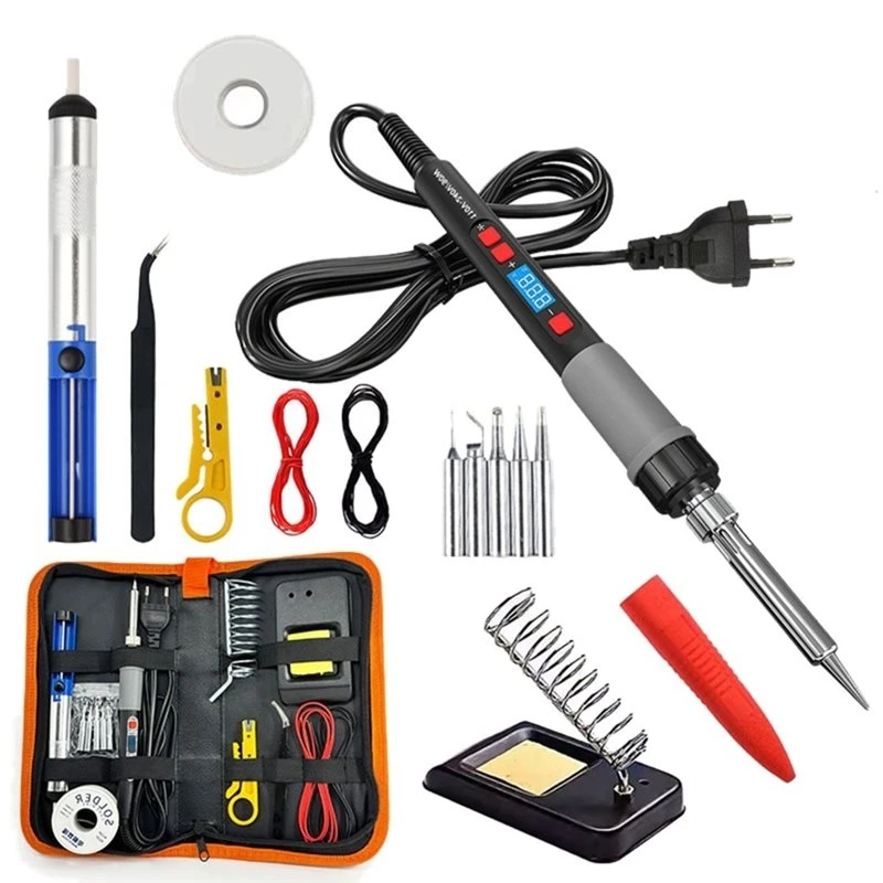 t21c-soldering-iron-set-90w-with-digital-display-adjustable-180-500-°c-5-tipsdesoldering-pumptweezers-us-standard-us-plug