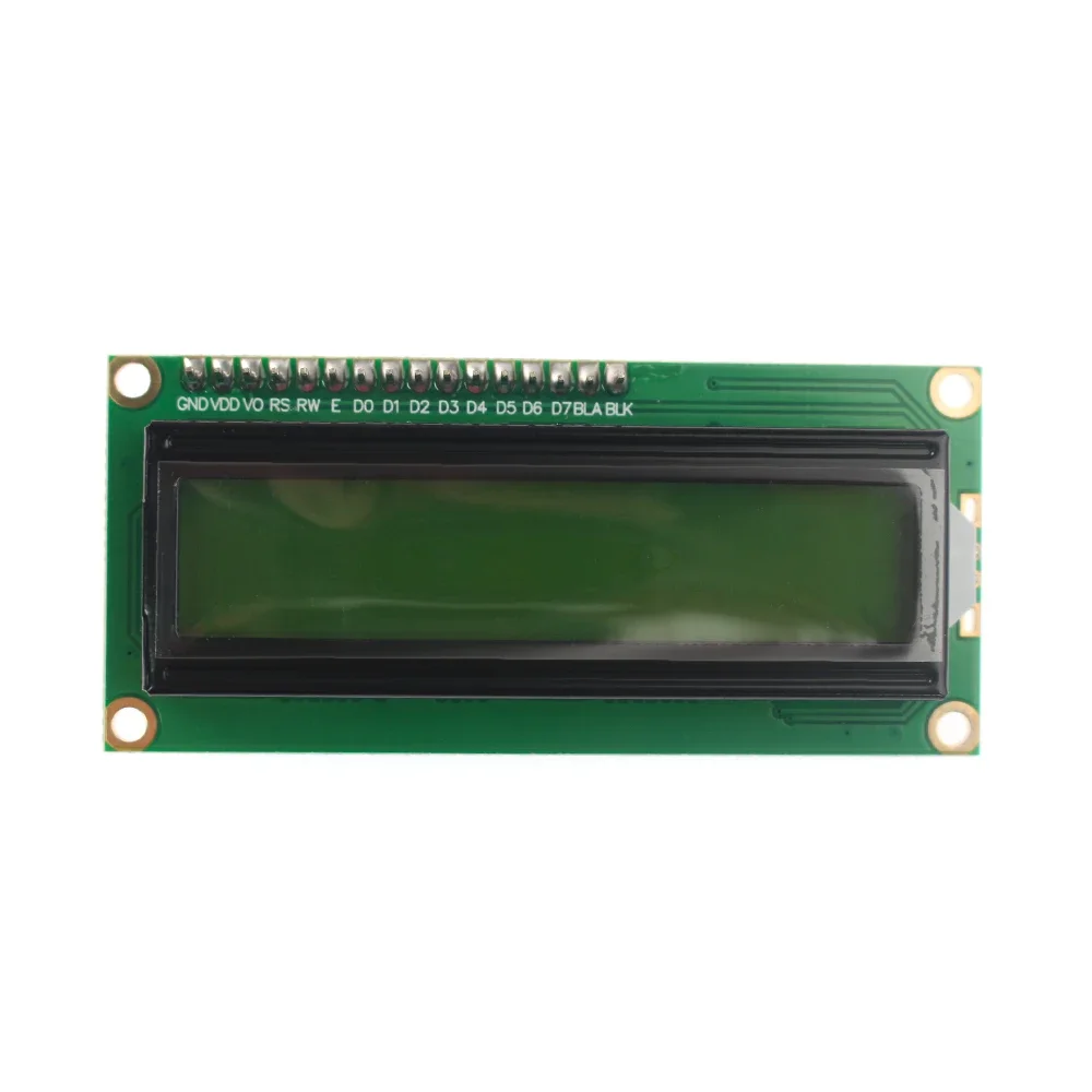 Módulo LCD1602 1602A Módulo de conversión de nivel Pantalla verde amarilla Pantalla LCD 16x2 Interfaz IIC/I2C 5V para Arduino
