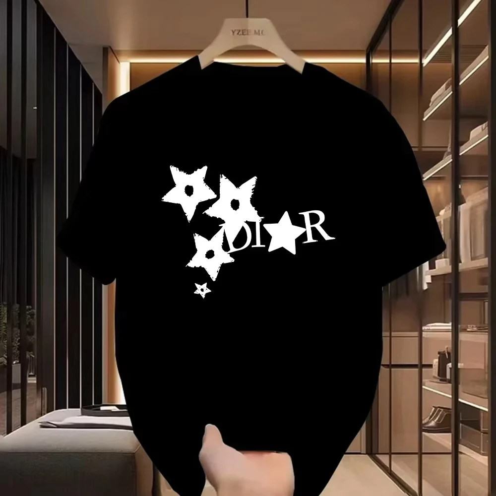 2025 المرأة تي شيرت غير رسمي Harajuku Y2k مصمم السيدات الفاخرة تيز الإناث خمر العصرية البلوز تي شيرت #2