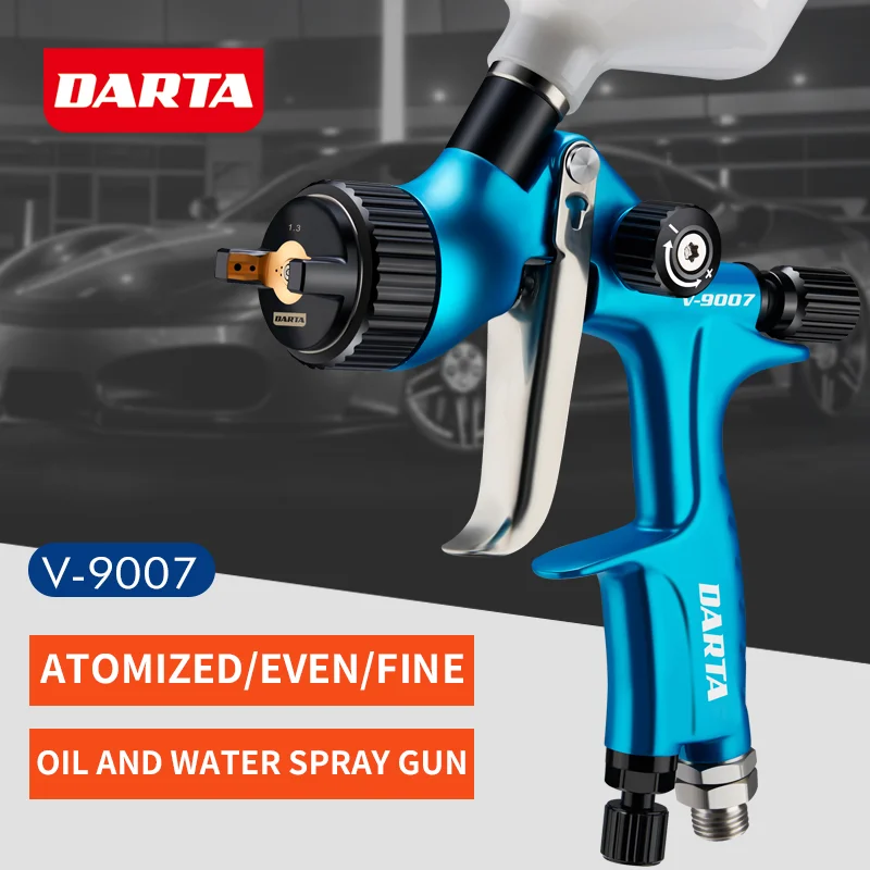 DARTA V-9007 varnish topcoat pot spray gun high atomization automotive spray gun oil and water dual-use sheet metal