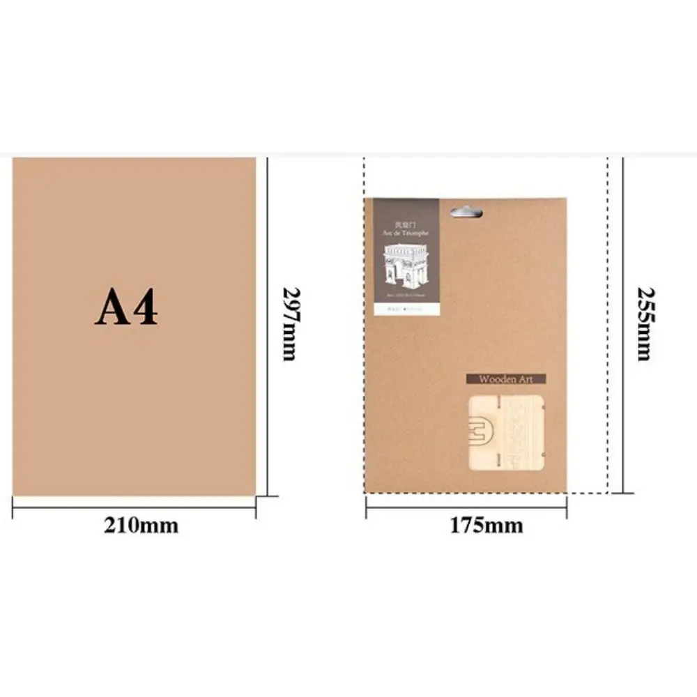 Sailboat 3D Wooden Puzzle Crafts Creative Assembly Model DIY Handmade Building Block Kits