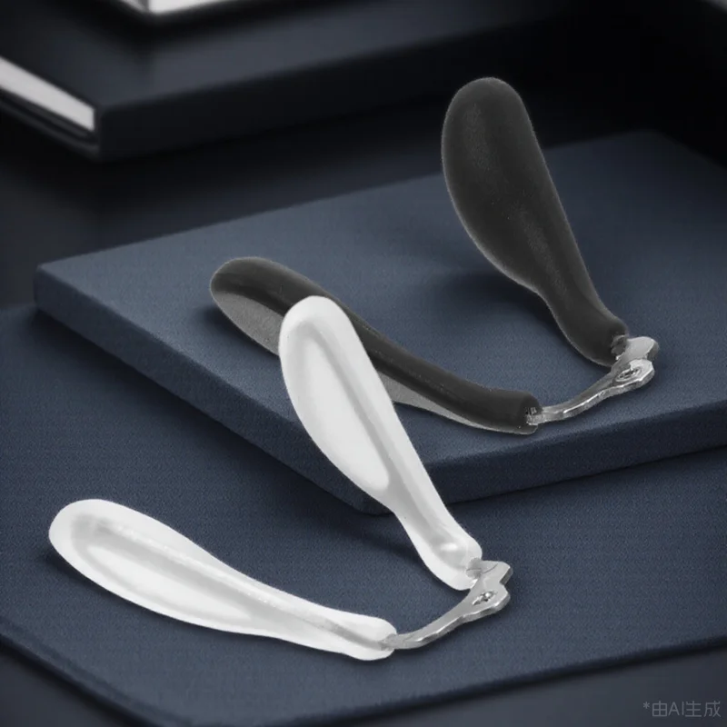 2 قطعة مخدات أنف للنظارة لينة سيليكون النظارات مخدة أنف للنظارة استبدال عدم الانزلاق عالية المتانة مريح صالح لجميع الإطارات