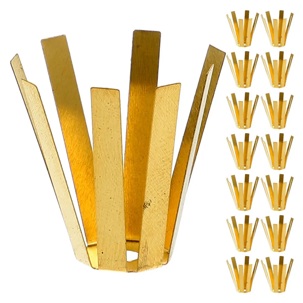 

15Pcs Brass Golf Shaft Adapter Shims Octopus Type Enhance Clubhead Diameter Stability Golf Shaft Adapter Shims